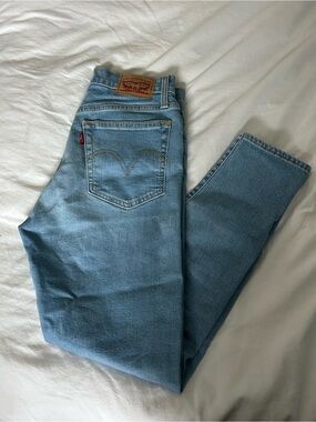 Levi's Light Wash Wedgie Straight Jeans